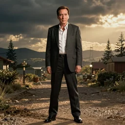 detailed ultrarealistic medium shot photography of nicholas cage in pulp fiction cinematic full body shot