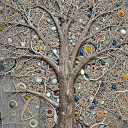 photograph of a tree made out of flesh, close up shot, super macro, 8k