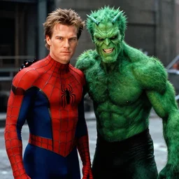 film still of Willem Dafoe!!! as Green Goblin in Spider-man 2002