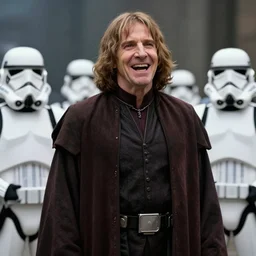 Lord Palpatine laughs out loud with his stormtrooper friends meme