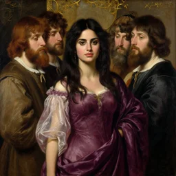 a beautiful painting of penelope cruz by john everett millais and dante gabriel rossetti and john collier and john william waterhouse, preraphaelite, detailed, trending on artstation, hd, masterpiece
