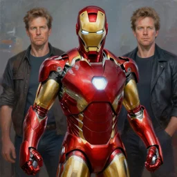 iron man, beautiful highly detailed, painting by artgerm and greg rutkowski and raymond swanland.