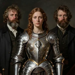 female wanderer wearing a breastplate intricate portrait by john william waterhouse and Edwin Longsden Long and Theodore Ralli and William-Adolphe Bouguereau, very coherent symmetrical artwork. Cinematic, hyper realism, high detail 8k