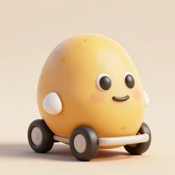 cute mini potato car