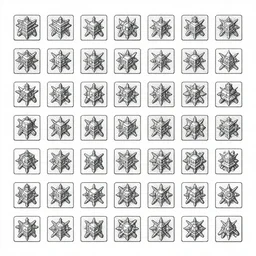 isometric lineart tileset pack for magic resource gathering game, png