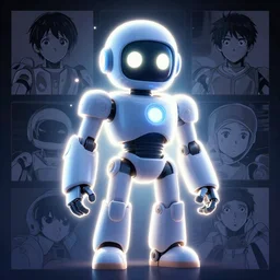 metabots medabots medarotto medarot robot minimalist comics helmet mask neon cybereye, behance hd by jesper ejsing, by rhads, makoto shinkai and lois van baarle, ilya kuvshinov, rossdraws global illumination ray tracing hdr radiating a glowing aura
