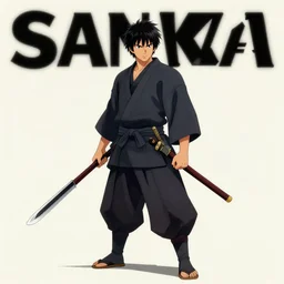 samurai album art, poster, cover art