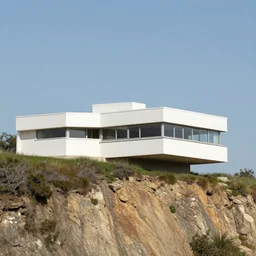 a house made by frank lloyd wright on the side of a cliff