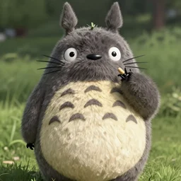 real life totoro, hyperrealistic, very detailed fur, sharp focus, sigma 8 5 mm f 1. 4