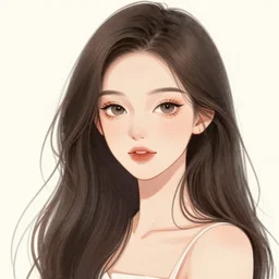 beauty girl, illustration, by christophe young