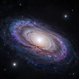 galaxy wallpaper, 4k, digital art