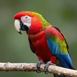 red throated macaw