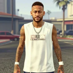 screenshot of neymar in gta san andreas, gta sa