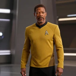Samuel Jackson in Star Trek, 4K UHD image, octane render,