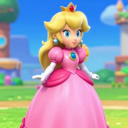 princess peach in super mario 6 4