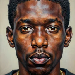 A extremely ultra highly detailed majestic hi-res beautiful immaculate head and shoulders award winning painting stunning masterpiece of the face of a strong black african man by Jean-Michel Basquiat, 8k, high textures, ultra hyper sharp, insanely detailed and intricate, super detailed, 8k HDR ultra high quality