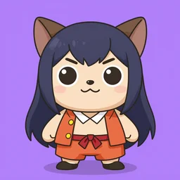 A Hoppou vrchat avatar