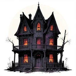 The Haunted House on the Hill by Geof Darrow.