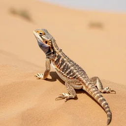lizard in the desert, 4 k, photography, highly detailed