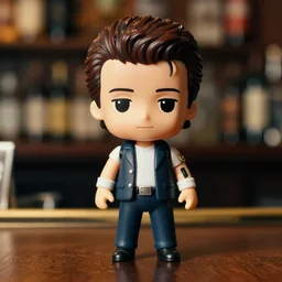 sylvester stallone rocky as nendoroid!, background bar, kodak film