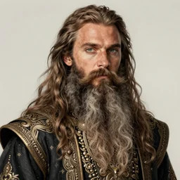 chris pratt corsican, long beard, long hair, intricate, elegant, highly detailed, digital painting, artstation, concept art, sharp focus, illustration, orientalism, aleksi briclot, rutkowski, bouguereau, mucha