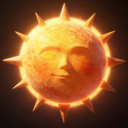 the sun, hyper detailed, digital art, trending in artstation, cinematic lighting, studio quality, smooth render, unreal engine 5 rendered, octane rendered, 8 k