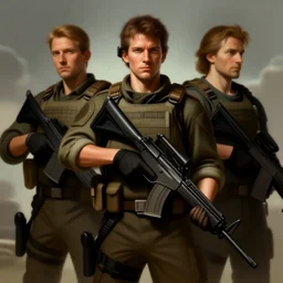 ancient historically accurate depiction of Special Operation soldiers frank miller, illustration by Ruan Jia and Mandy Jurgens and William-Adolphe Bouguereau, Artgerm, 4k, digital art, surreal, space dandy style, highly detailed, godsend, artstation, digital painting, concept art, smooth, sharp focus, illustration by Ruan Jia and Mandy Jurgens and William-Adolphe Bouguereau,