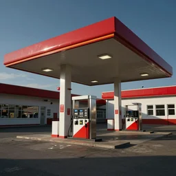 Gas station. By Konstantin Razumov, highly detailded