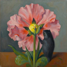 A surrealist painting of a florpus by Vladimir Kush, oil painting trending on artstation