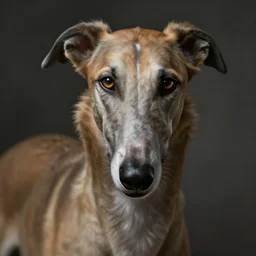 a greyhound as 0 0 7, concept art, detailed face, fantasy, highly detailed, cinematic lighting, digital art painting by greg rutkowski
