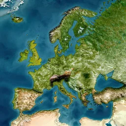 map of middle earth satellite image