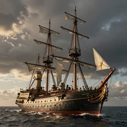 photograph of a steam punk twenteeth century whaling ship kodachrome sunshine