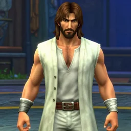 Jesus cameo in Dead or Alive 4, game screenshot, low settings, HD