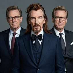 a highly detailed business portrait of stephen strange, james gurney, james jean