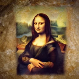cave painting of mona lisa, paleolithi altamira cave art