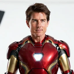 still photo of tom cruise as iron man, highly detailed, photorealistic portrait, bright studio setting, dramatic lighting, crisp quality and light reflections, unreal engine 5 quality render