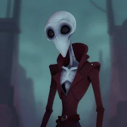 Slenderman, trending on artstation