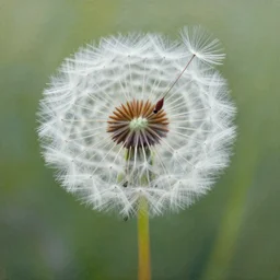 a beautiful fairytale painting of a dandelion seed that looks like a fairy. beautiful clear painting by greg rutkowski