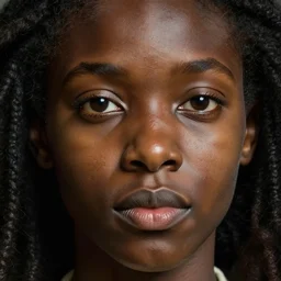 maiden by kehinde wiley and rembrandt. photorealistic facial features, portrait, detailed face, ultra high details, large, close - up.