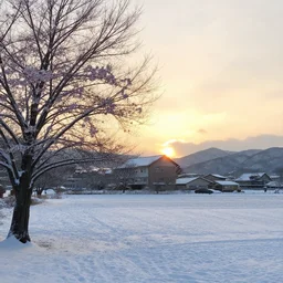 🌅 🌨 ❄🌼. shin - hanga.