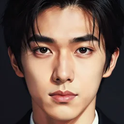 closeup portrait art by kotaro chiba