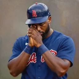 fernando tatis jr regretful portrait painting