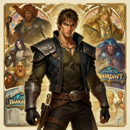 arthur fonzareli, being a great, loveable guy, sci - fi, gritty, shadowrun, league of legends splash art, heroes of the storm splash art, hearthstone splash art, world of warcraft splash art, overwatch splash art, art by artgerm, art by alphonse mucha, intricately detailed, highly detailed, trending on artstation, 4 k, wallpaper - 1 0 2 4