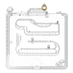 Gameplay outline for a Terraria Parkour map, highly detailed, trending on artstation, digital art