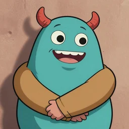 a huggy wuggy, in the style of soviet realism
