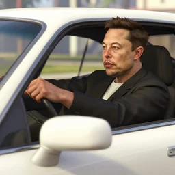 elon musk driving a car in gta 5