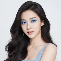beauty girl, zema blue