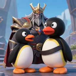 the lich king meets pingu, claymotion