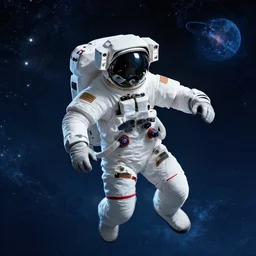 photorealistic art of an astronaut lost in the ocean, dynamic lighting, space atmosphere, hyperrealism, stunning visuals