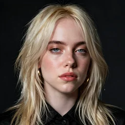 portrait of billie eilish by don bluth